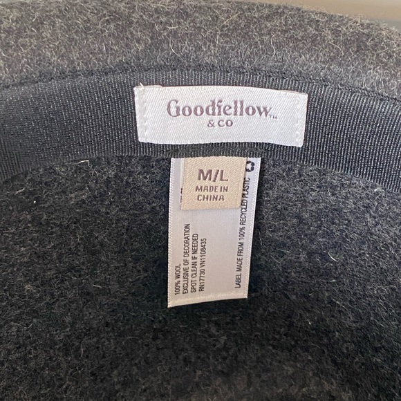 Goodfellow & Co 100% Wool Fedora Hat Grey Size M/L - Picture 3 of 8